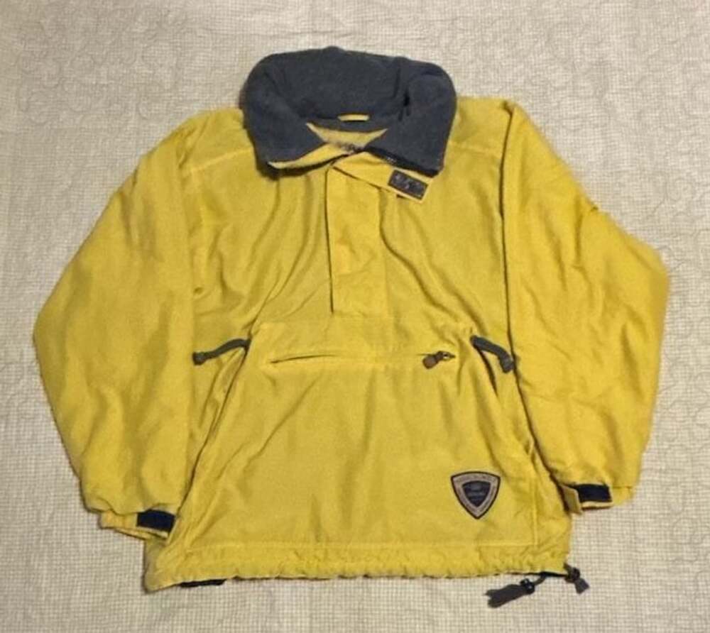 Abercrombie & Fitch Jacket Size S Yellow Pullover Anorak